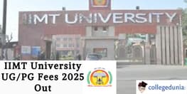 IIMT University Fees 2025 Out